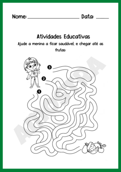 Atividade de labirinto
