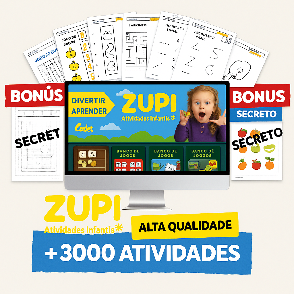 ZUPI Atividades Premium - Mais de 3000 atividades